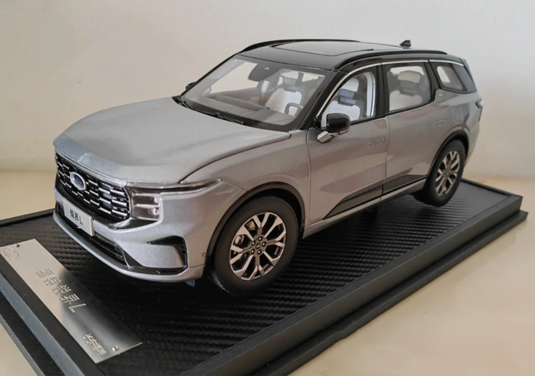 

Оригинальная модель автомобиля Changan Ford Sharp L 2023, модель автомобиля из сплава Ford Edge 1:18suv, в наличии