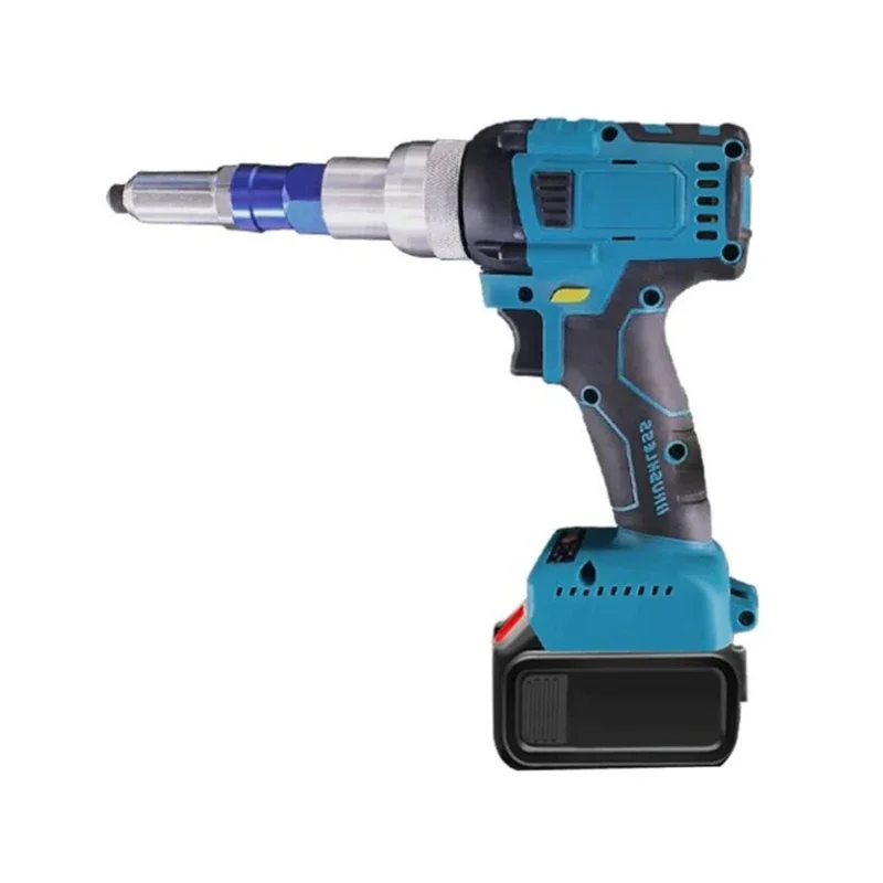 Brushless Electric Riveter Gun, ferramenta de rebitagem sem fio, chave de fenda, rebite aplicável, sem bateria, bateria Makita 18V, 2.4-4.8mm