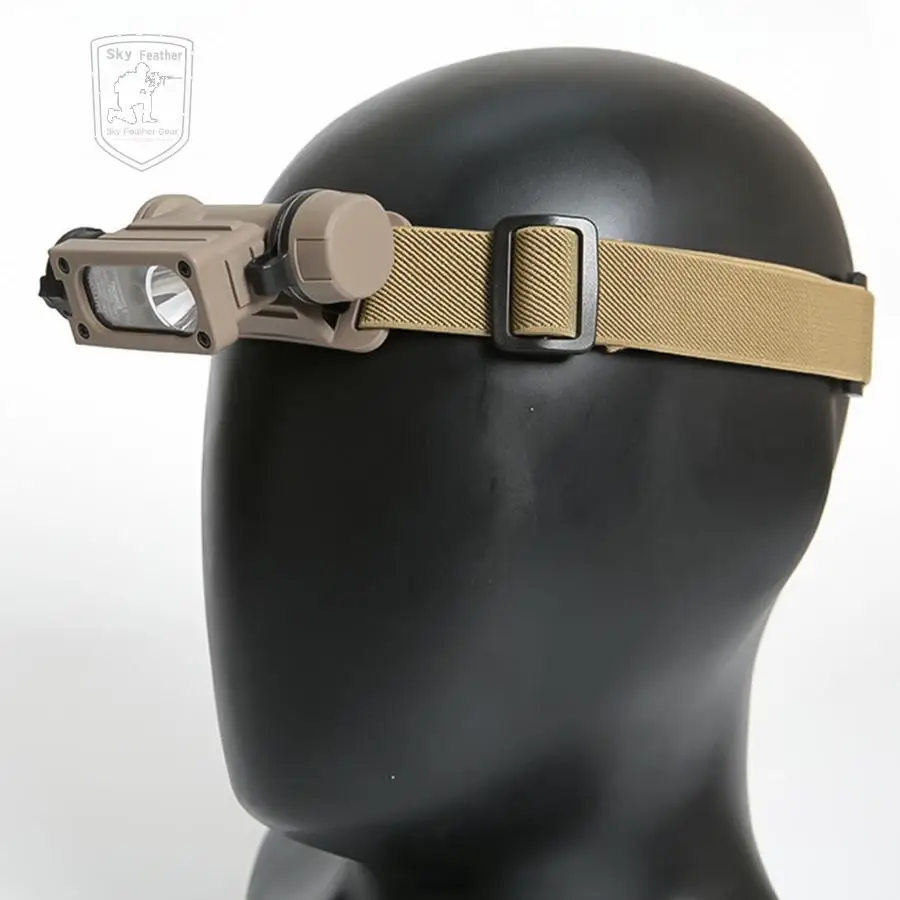 FMA Helmet Light Rattlesnake Compact II Hand Free Light Optional Tactical NVG Helmet Rail Mount TB1474