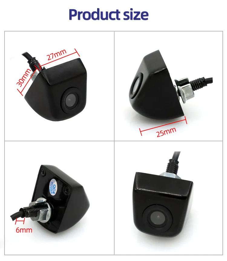 ANSHILONG CCD universal Car rear view camera Car parking backup camera HD color night vision for solaris corolla k2