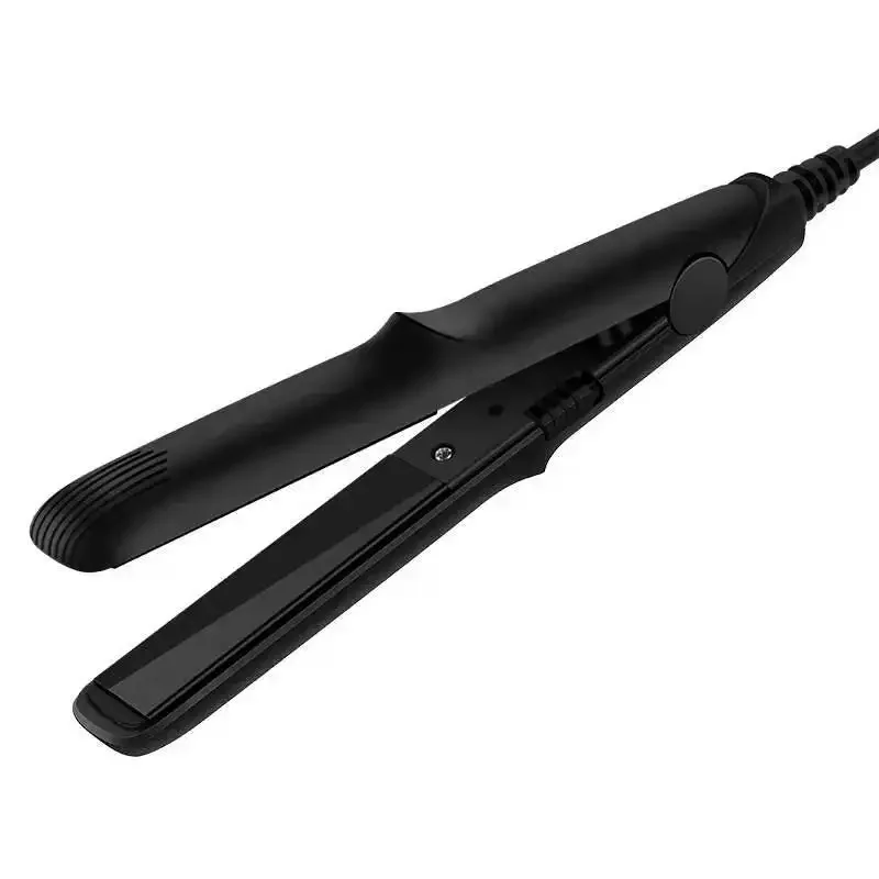 학생을위한 미니 컬링 아이언 스트레이트 너 남성 여성 Cornrows 프린지 스타일링 도구 소형 다목적 헤어 케어 액세서리