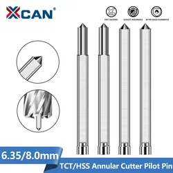 Xcan-パイロットビットドリル,pカラット/hssのパイロットカッター,6.35mm,8mm,シャンク77/90/102/127/160mm,鋼ピンドリルツール