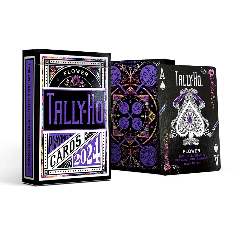 

Колода игральных карт Tally-Ho Flower USPCC Коллекция покера Карточные игры