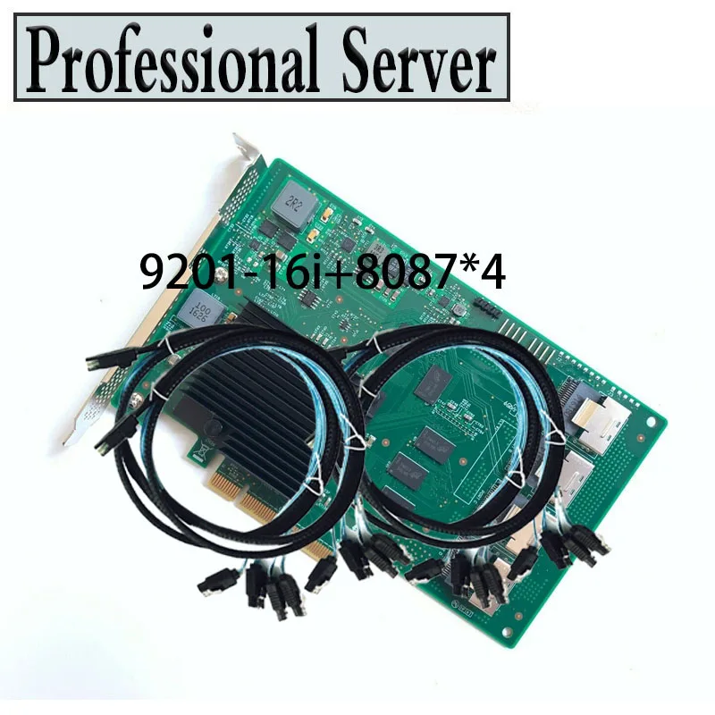 Imagem -01 - Lsi 920116i 6gbps 16-lane SA Hba P19 Ele Modo Zfs Sata Livre Mais Cabo Sata Sata