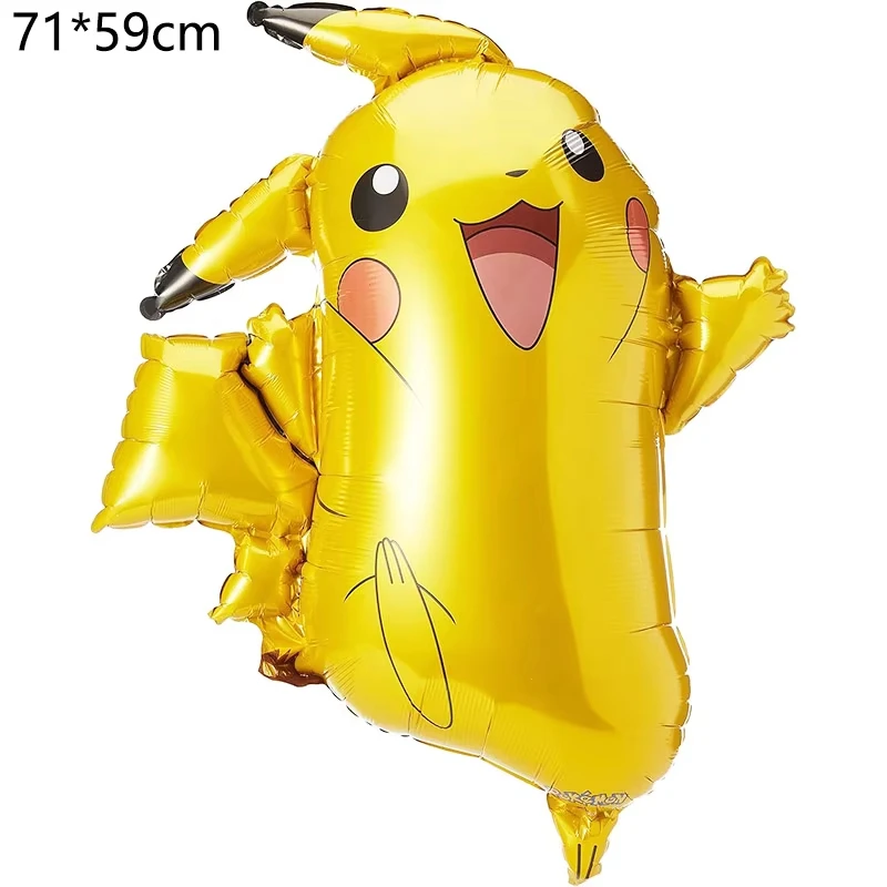 Riesige Pokémon-Themen-Folienballons Geburtstagsparty-Dekoration für Kindergeburtstag Geschenk-Favors Fotobox Babyparty-Ballon