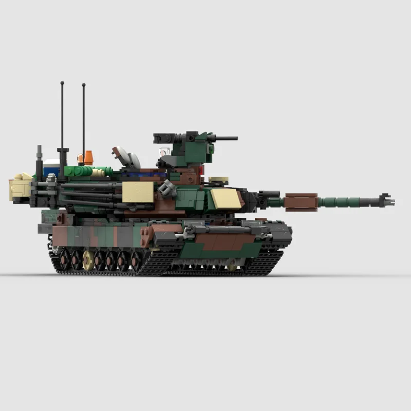 Bloques de construcción MOC M1A2 Abrams SEP V2, modelo DIY, montar ladrillos, colección creativa educativa militar, juguetes, regalos