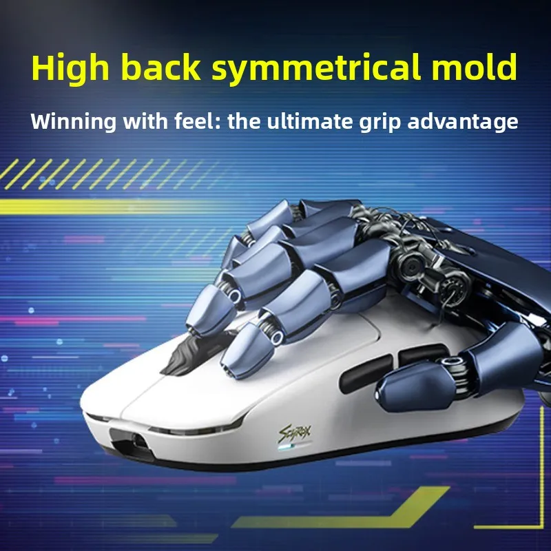 ماوس ألعاب لاسلكي SCYROX V8 خفيف الوزن مع جهاز استقبال 8k مثل غلاف الطلاء 3950 مستشعر بيئة العمل ماوس ألعاب مخصص