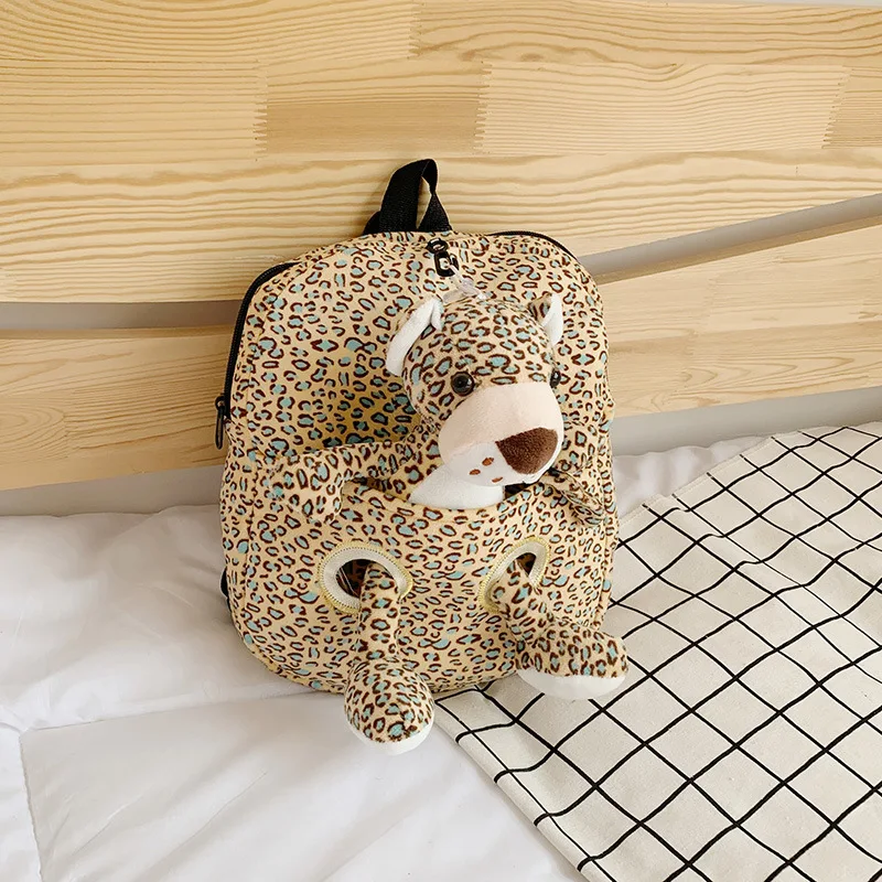 Sac à dos en peluche anti-perte de dessin animé créatif pour enfants, sac de voyage mignon pour garçons et filles, cadeau étudiant de la maternelle, Y2K