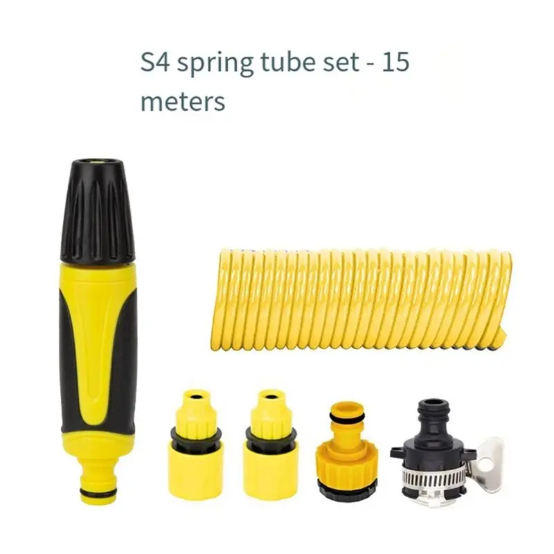 AAAN-Car Cleaning Wash Tool Adjustable High Pressure Spray Water Gun Washing Garden Watering Hose Nozzle Sprinkler