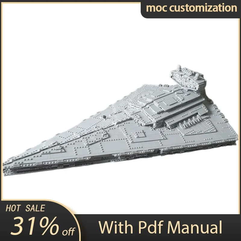 

5683pcs Moc Star Battle Imperial II-class Destroyer "the Corruptor" Model Building Blocks Bricks Diy Creative Assembly Toys Gift