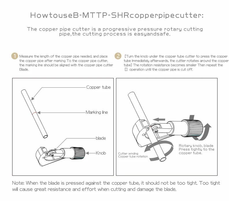Bykski Water Pipe Tool for Metal Tube Quick Cutting / All Metal Material PC Cooler DIY Modify Accessory / B-MTTP-SHR
