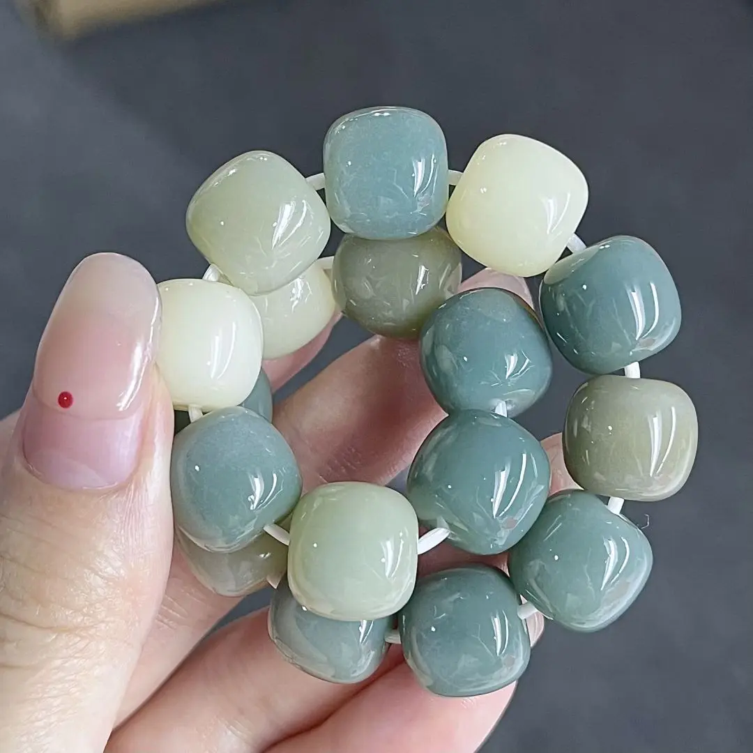 

Natural Bodhi Root Bracelet: Original Seed Beaded Wrist Mala for Men & Women, Meditation, Spiritual Practice & Gifts