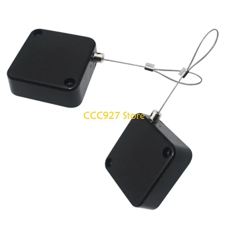 B03F Pack of 4 Retractable Remote Control cwith Adjustable Leashes for TV