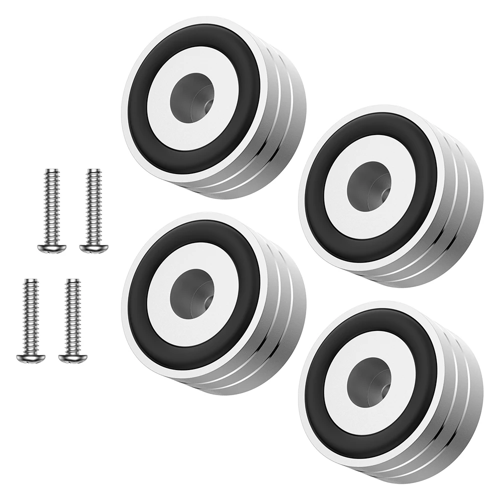 Aluminum Audio Isolation Pads 40*20mm 4PCS Anti-Vibration Feet for HIFI AMP Turntable DAC Speaker Shockproof Stand Foot