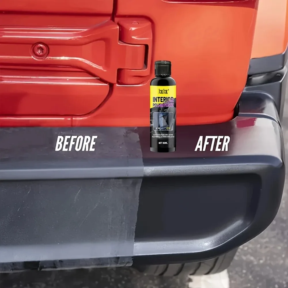 Deep Shine Car Interior Renewal Wax - High Quality ABS Resin Coating for Dashboard, Bumper, Seat & Tire Liners - Reus