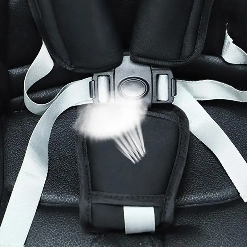 Almohadillas para correa de asiento de coche, fundas antideslizantes para correa de asiento de coche, suaves y seguras, protector de hombro para cochecito de bebé, práctico y transpirable