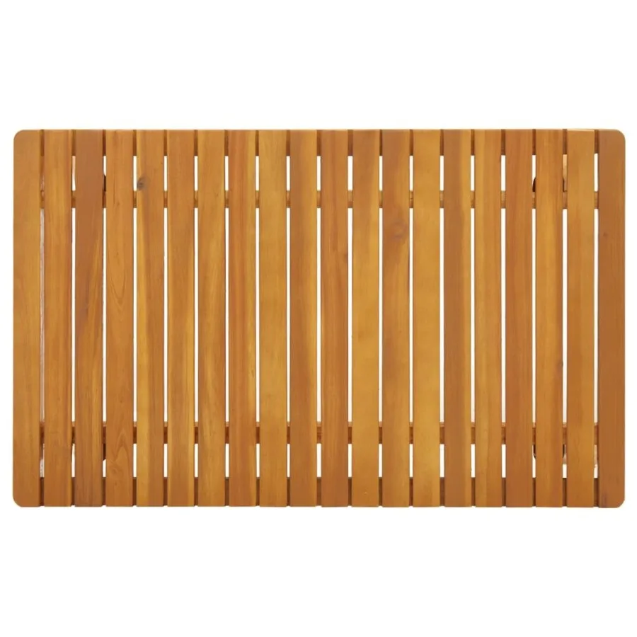 طاولة قهوة للفناء 35.4x21.7x13.8 خشب السنط الصلب #4