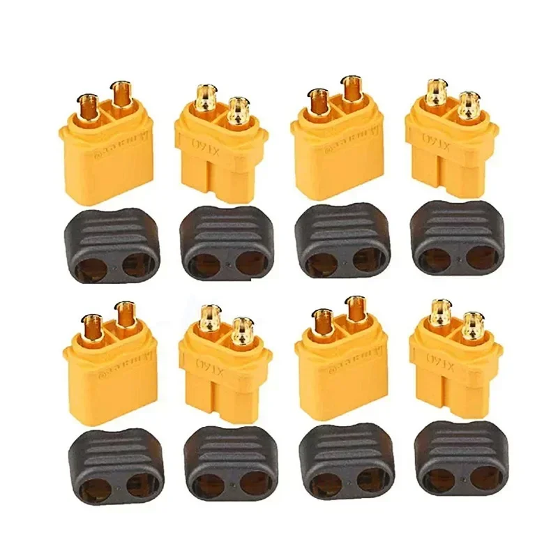 

10pcs Amass XT60h connector XT60-T plug with Sheath Housing Female / male XT60 plug for RC Lipo Battery rc cars fpve drones