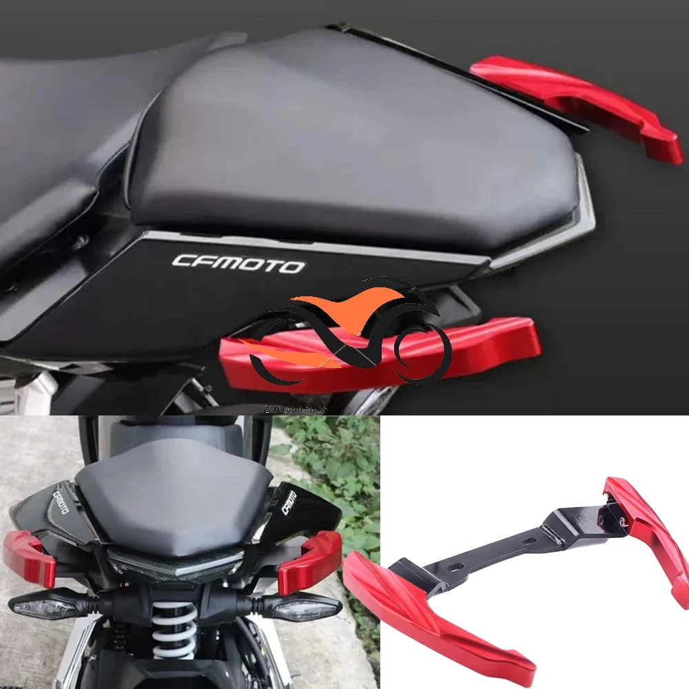 

For Benelli 502C 502 C Motorcycle Tail Handrail Thickened Tail Wing Rack CNC Aluminum Personality Rear Armrest Racer Accessories