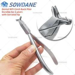1 piece Dental Orthodontic Instruments Lingual Wire NiTi Cinch Back Plier Orthodontic Forcep Tool Max for 0.7mm