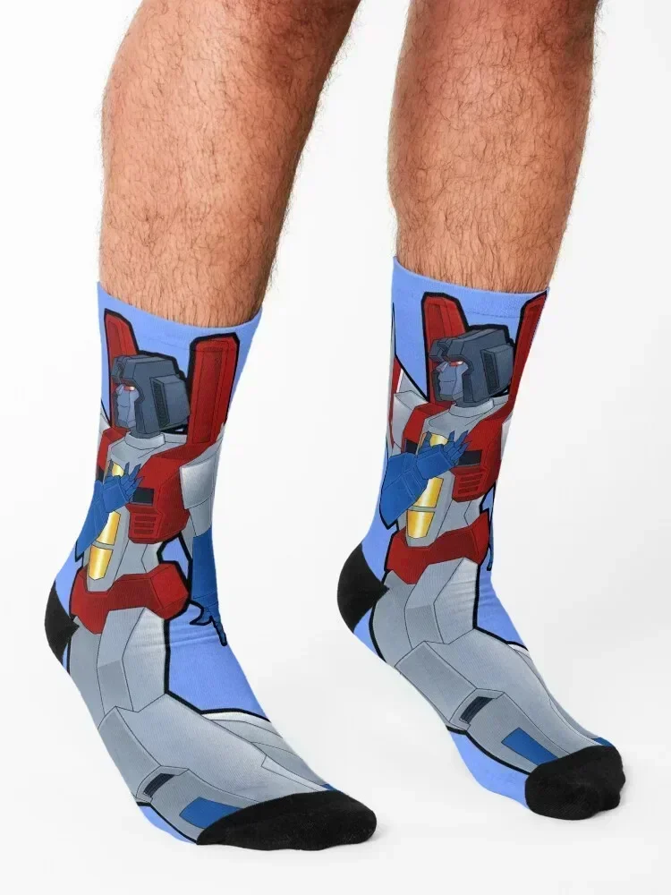 G1 Starscream, lounging : Socks moving stockings anti slip football cycling floral Male Socks Women's