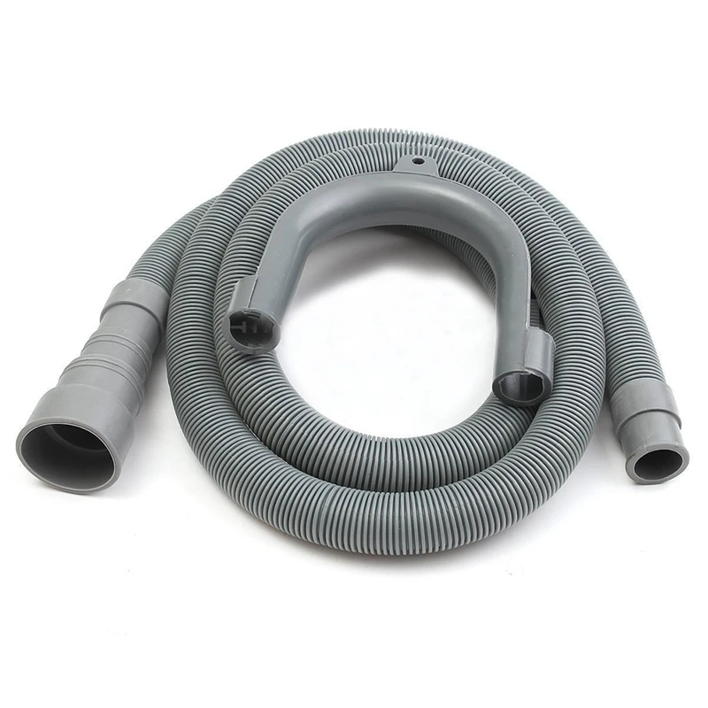 1.5M 5Ft 59 Inch Machine Dishwasher Drain Hose Extension Washing Pipe With Bracket Set With 7Mm Hole Plastic Rivets Fastener Aut