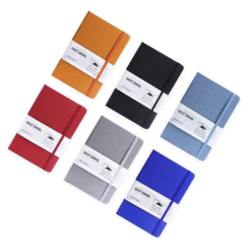 Buku Catatan Bertitik A5 100 GSM Kertas Jurnal Perencana Sampul Keras Kawaii Bullet Scrapbook Alat Tulis Kawaii Perlengkapan Sekolah Buku Sketsa