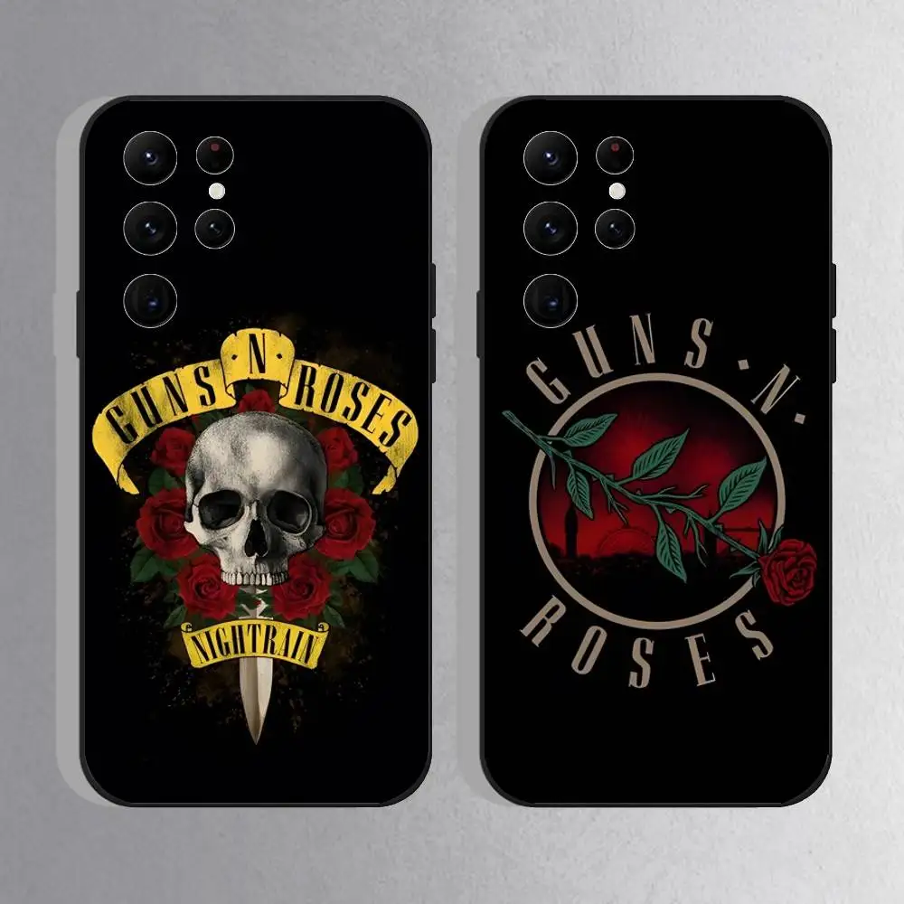 

Band G-Guns N R-Roses Phone Case For Samsung S10,S21,FE,S21 ,S26,S25,S24,S23,Ultra,S9,S22,Plus Black Shell Cover
