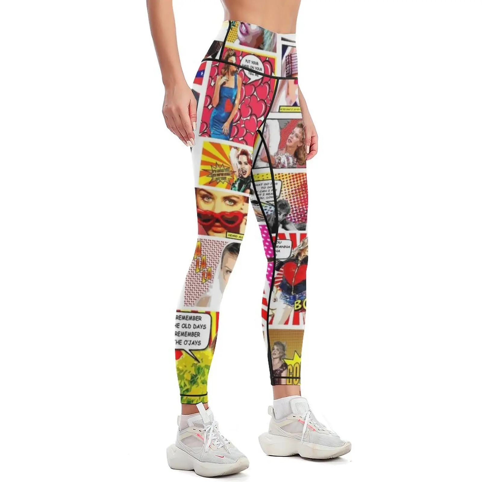 Kylie Minogue.....Even MORE POW Wow K35 Leggings trousers for girls sports tennis for Womens Leggings