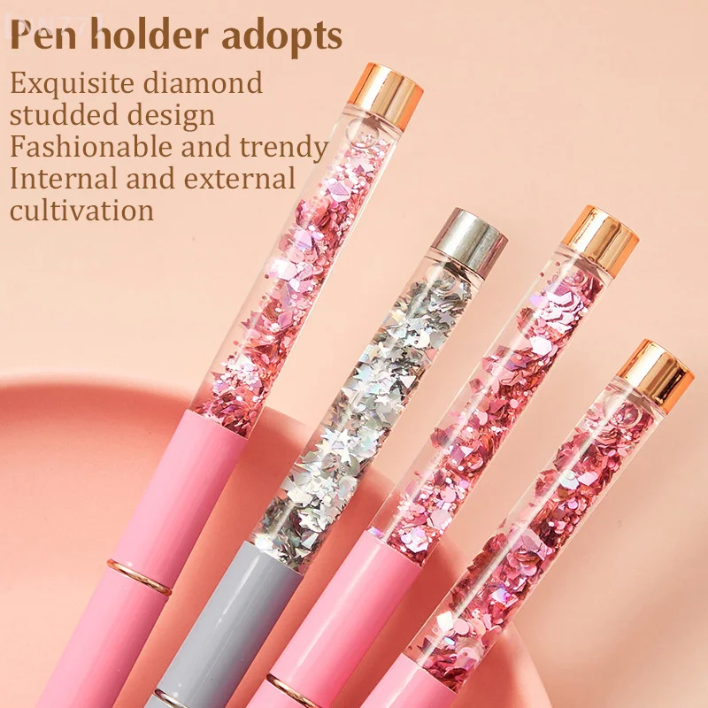 ปากกาเล็บแปรง Liquid Sand Rod คุณภาพเล็บแปรงวาดเล็บออกแบบเริ่มต้นเล็บเครื่องมือ