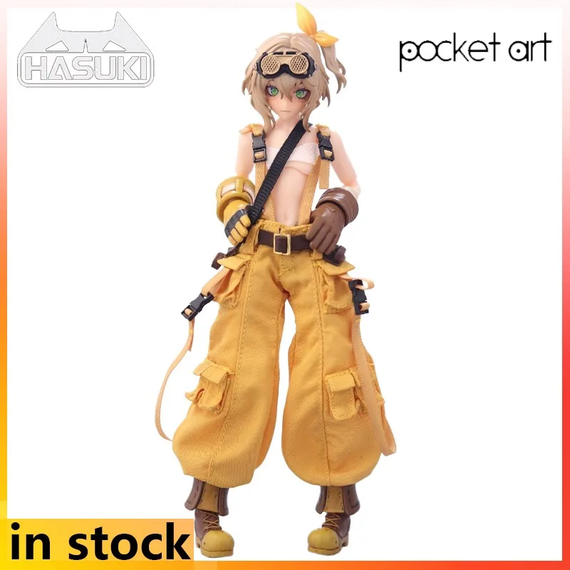 

Direct Delivery in Stock HASUKI Original Pocket Art Series Mechanic Fiona Action Figure Dolls Model Toys Model Gifts for Boys