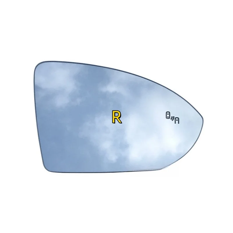 Car led warning blind spot wide angle heated mirror glass for Volkswagen Golf 7 Lamdo Touran L Jetta MK7 rearview mirror lens