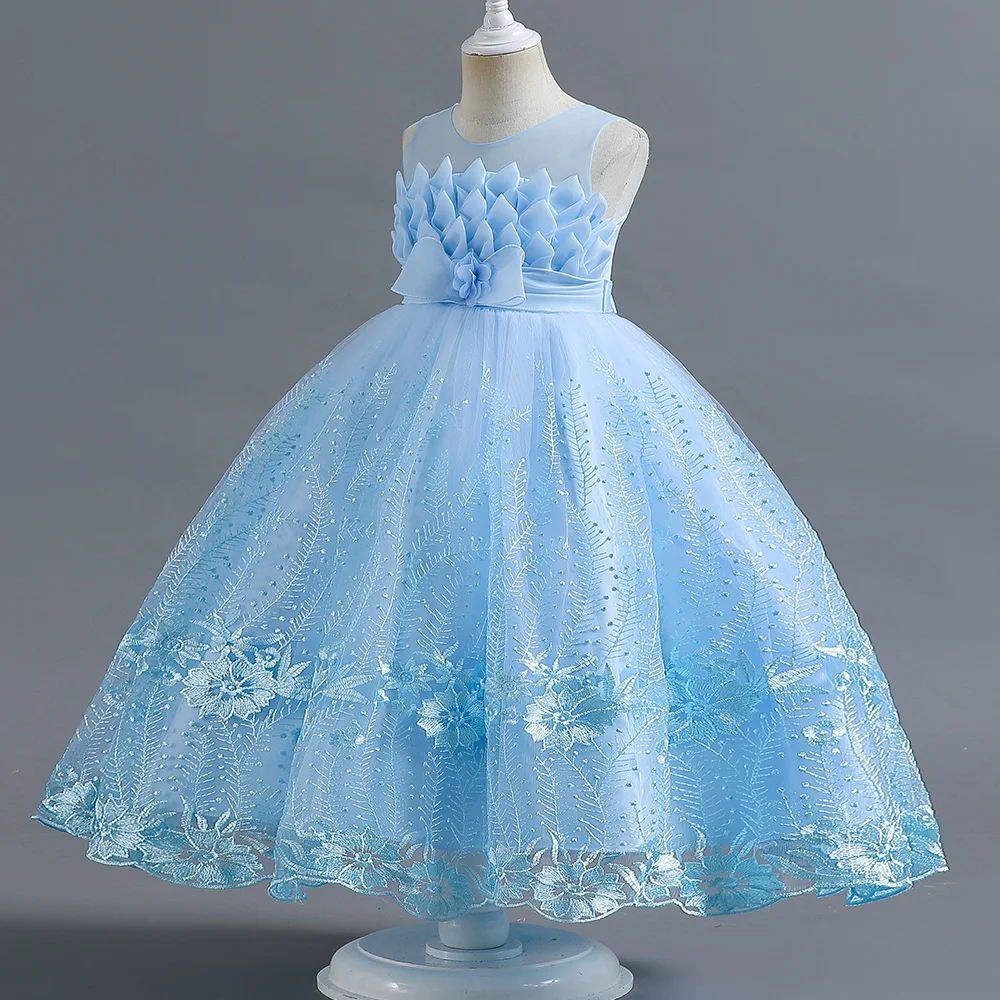 Vestido de princesa para meninas de 2 a 13 anos, vestido fofo para halloween e festa de natal, modelo 2024