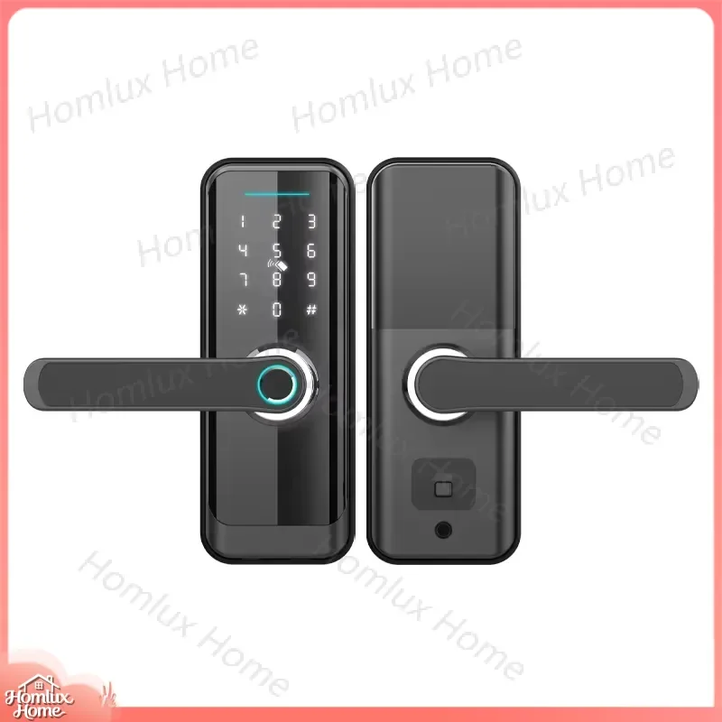 Smart Socket Lock Cylinder Aluminum Fingerprint Door Lock Keyless Entry Smart Lock for Aluminum Doors Compatible with Alexa