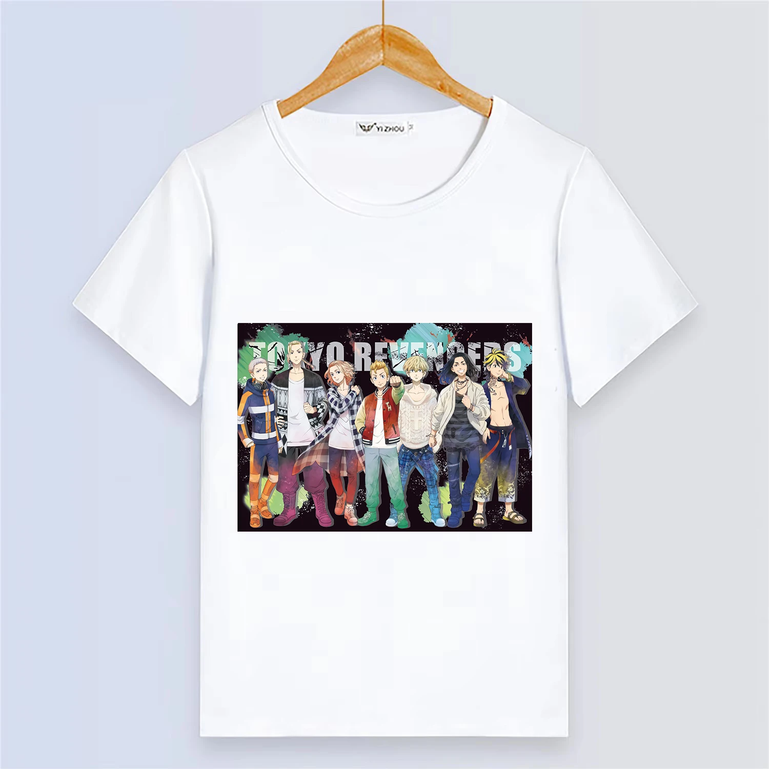Tokyo Revengers Couple Short Sleeve T Shirt Digital Printing White T-shirt Summer Tops Anime Clothes Breathable Tee Shirts