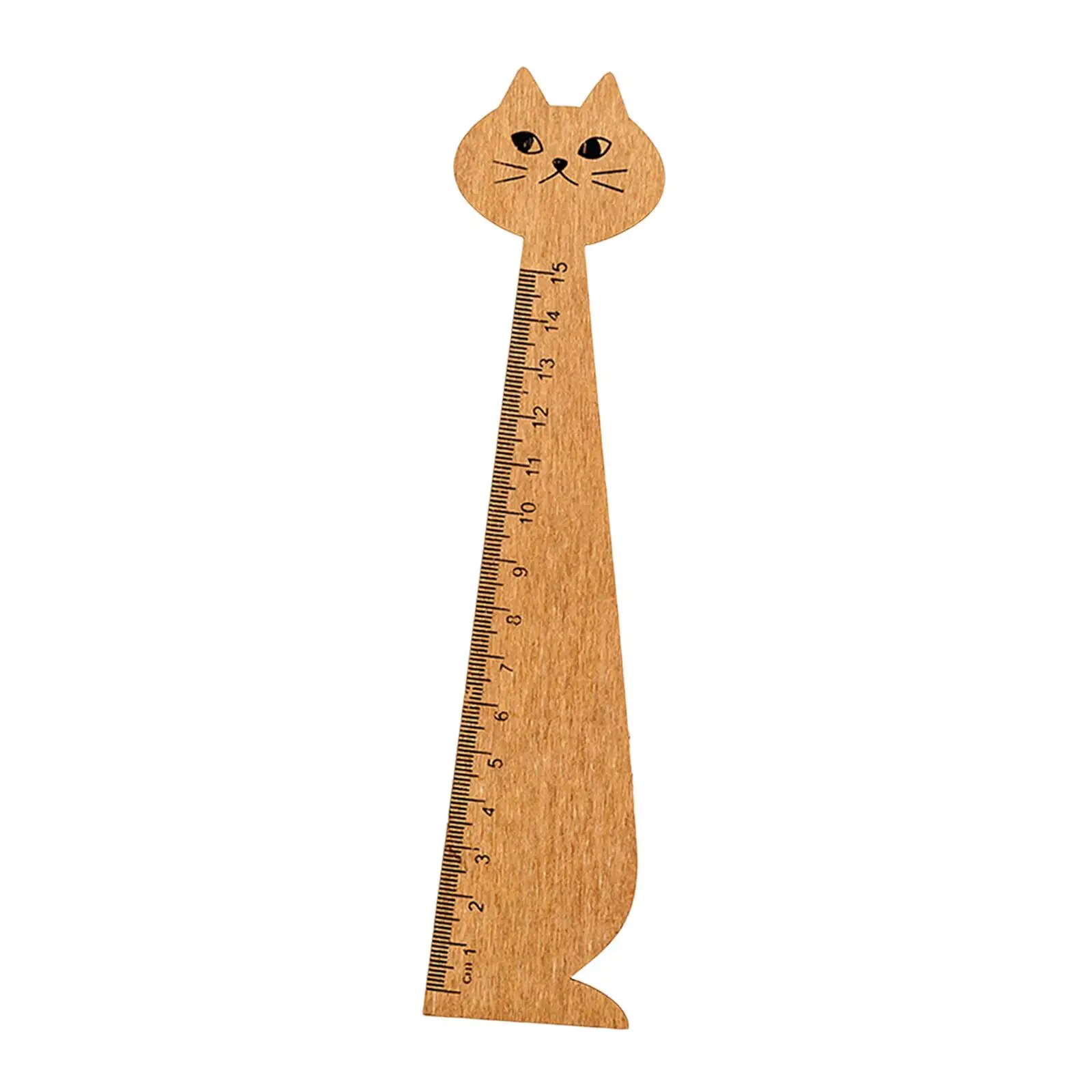 Cartoon Cat Ruler Korean Style Accessories Office Supplies Straight Ruler