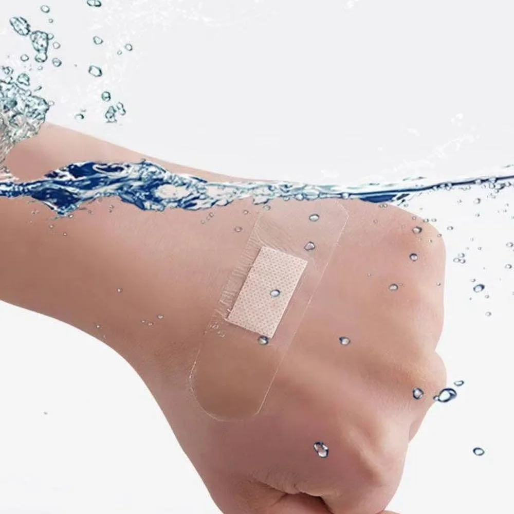 Pansement auto-adhésif transparent imperméable pour les plaies, 160 pièces, pour le bain, soins et premiers soins