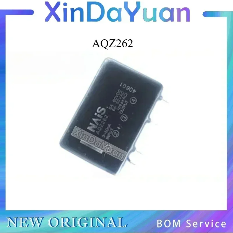 

5 pcs AQZ262 SIP-4 1.5V 50mA Control 60V DC AC 6A