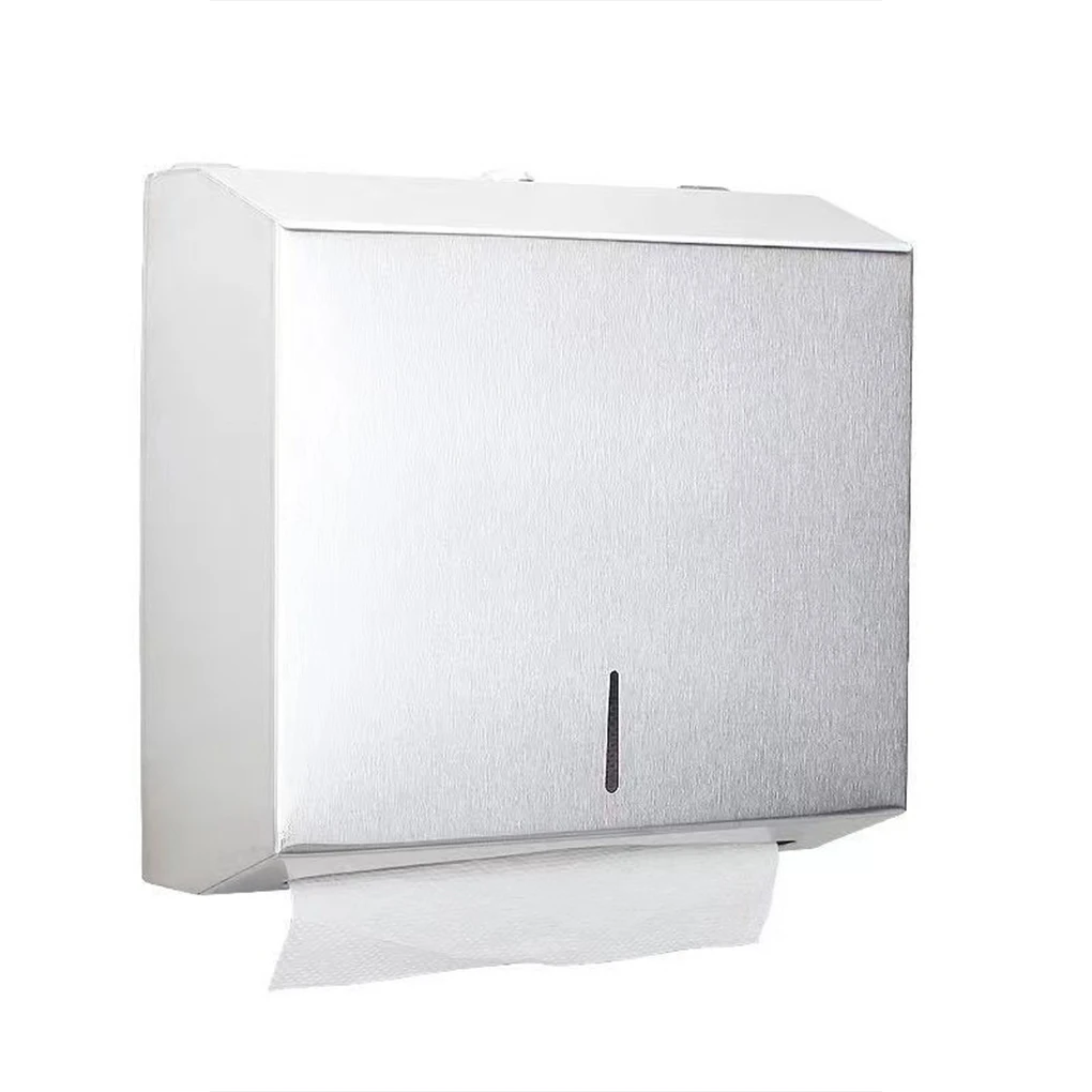 Modern Wall-Mounted Towel Dispenser Easy Installation Sturdy Construction Strong Load-bearing gold