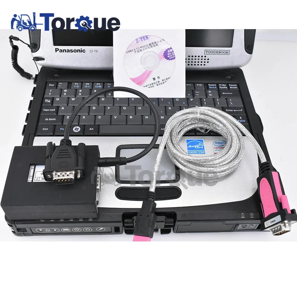 Toughbook CF19 Laptop Forklift Diagnostic Tool For Jungheinrich JUDIT 4 Incado Box Diagnose Kit