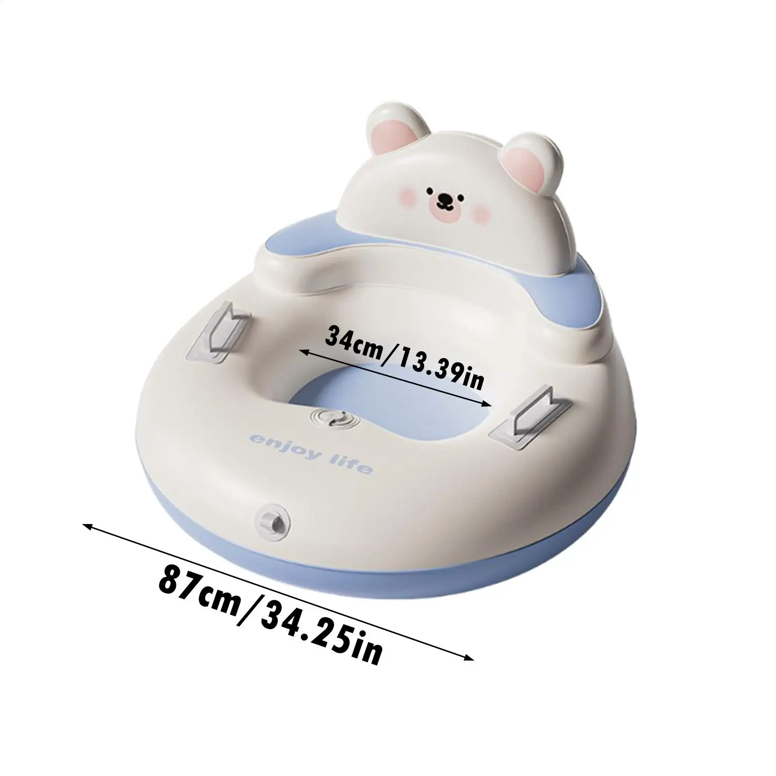 أنبوب الثلج زلاجات الشتاء نفخ لعبة التزلج مع مقابض تفجير زلاجات الثلج لحديقة الفناء الخلفي بارك الحديقة ملعب في الهواء الطلق #6