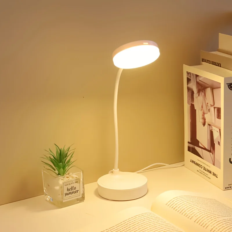 USB Learning Dormitory Bedroom Bedside Reading Night Light LED Desk Lamp Eye Protection Desk College Student Night lights