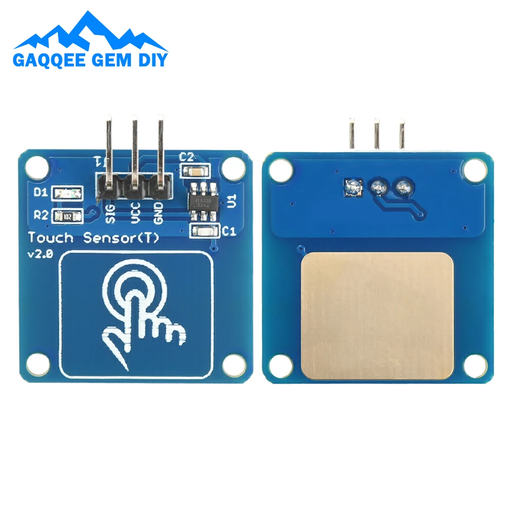 Módulo táctil capacitivo de 2 ~ 5,2 V TTP223B Módulo de interruptor táctil con sensor táctil digital de alta sensibilidad