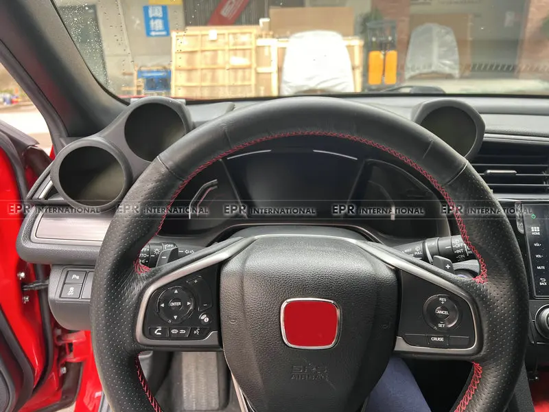 

Подходит для высококачественных Civic FK7 FK8 Type R EPR Type A 60 мм с двойным манометром — подходит для транспортных средств с левым и правым рулем