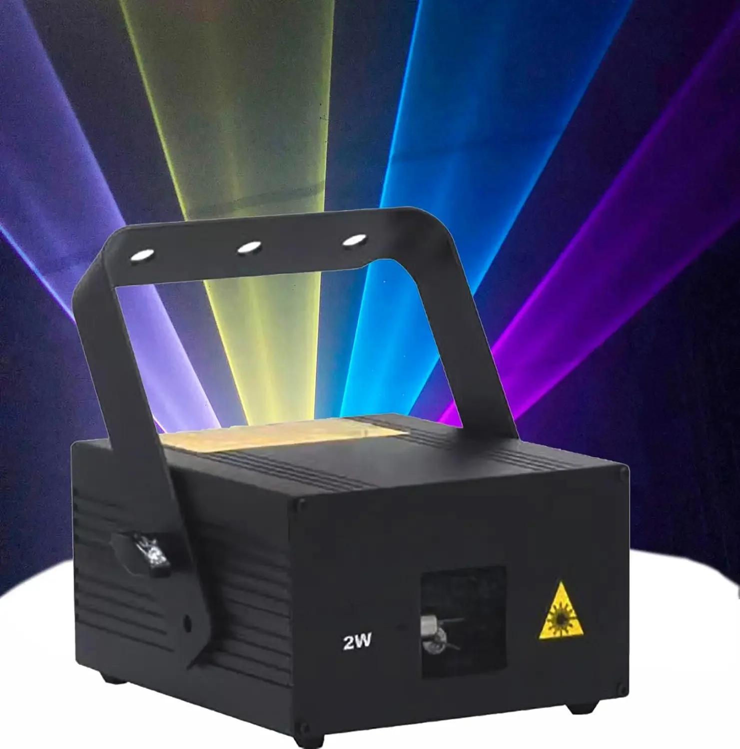 

Светодиодный прожектор 2W 2000мВт RGB с полноцветной анимацией для сцены, дискотек, вечеринок, свадеб, дней рождения, с кабелем DMX512 XLR