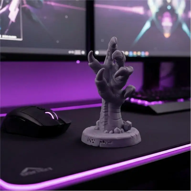 3D Printed Dragon Claw Holder Artistic Pen Stand For Modern Desk Organization