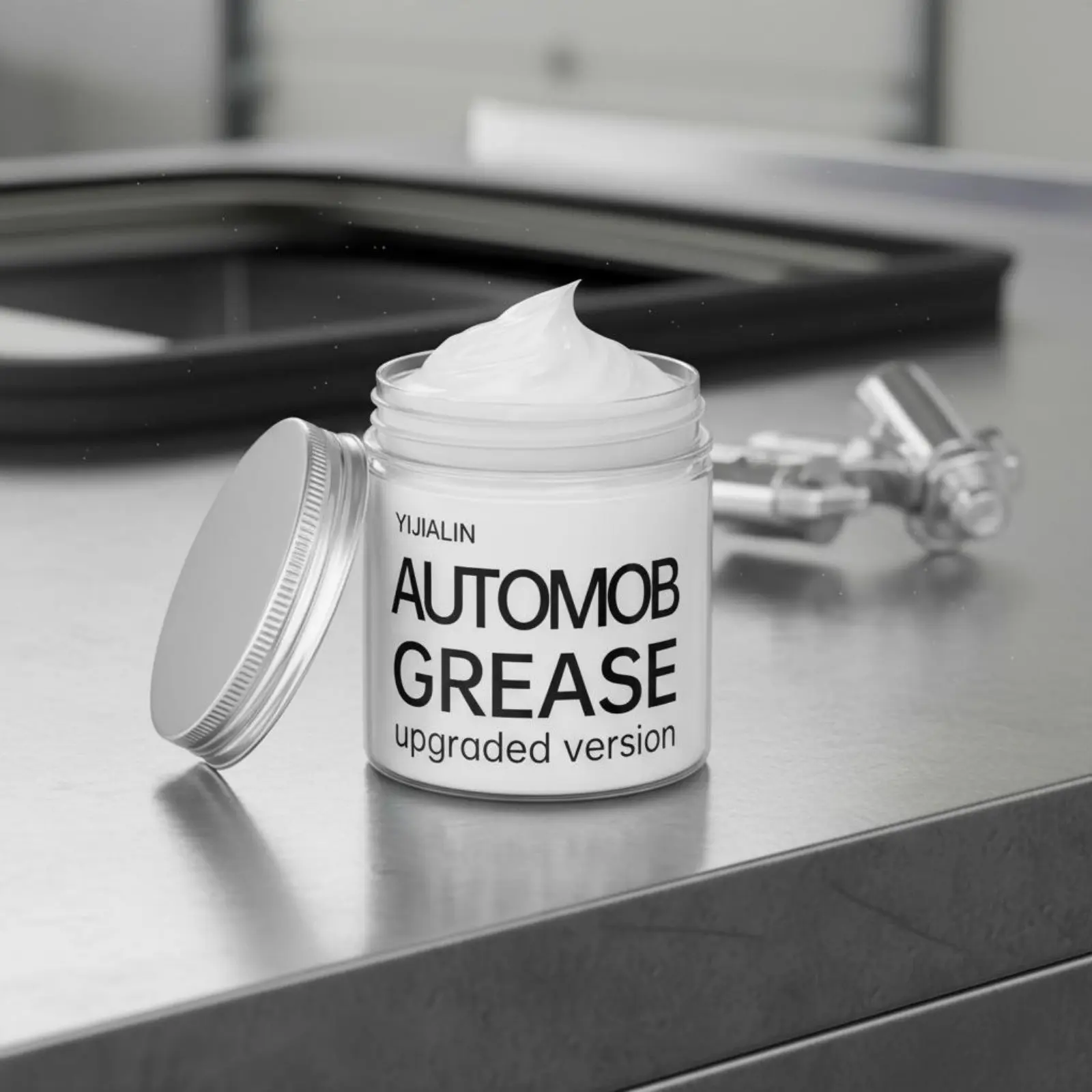 100 G White Lithium Grease Multi-Use White Grease Easy to Apply Effortless Lubrication for Printer, Home Repair