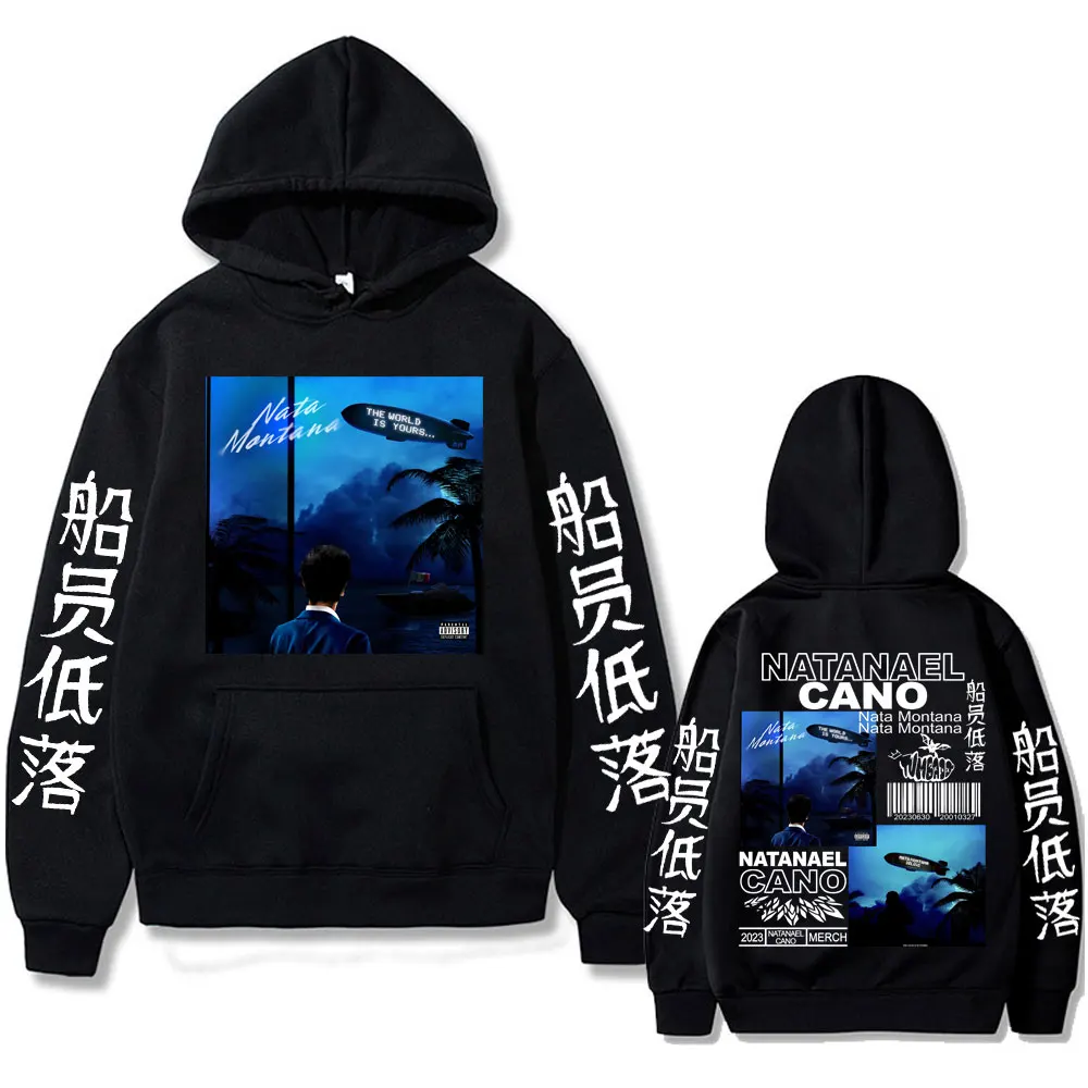 

Rare Natanael Cano Nata Montana Graphic Hoodie Men Women Hip Hop Casual Oversized Sweatshirt Male Streetwear Men's Trend Hoodies