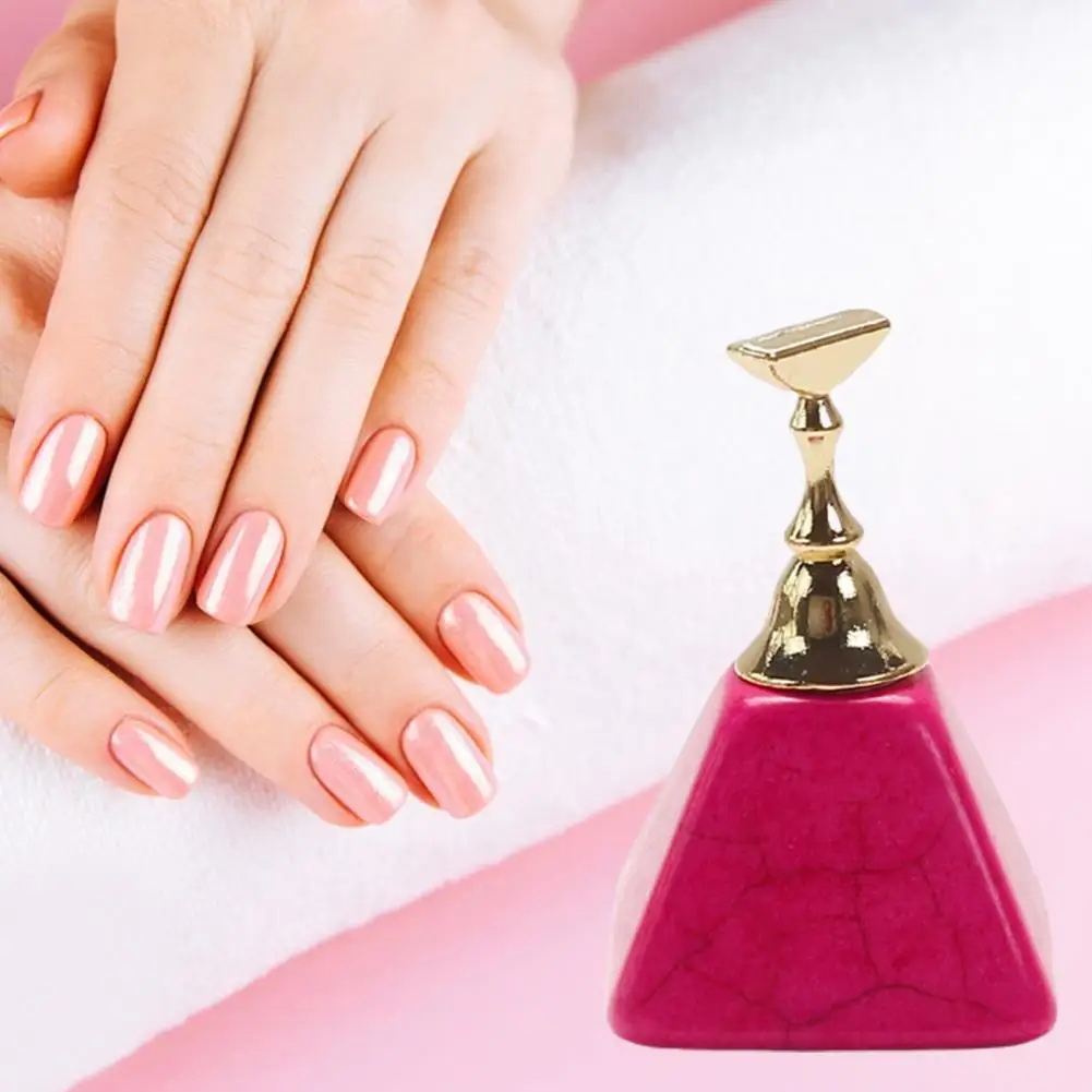 1 Set Functional Nail Practice Holders Trapezoidal Design Painting Nails Widely Used Nail Tips Practice Display Stand