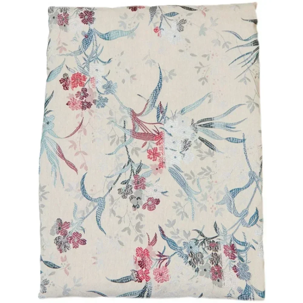 

Окрашенная в пряжу жаккардовая ткань, весна-осень, модное платье с цветочным принтом, шорты, ветровка, одежда, европейский брендовый дизайн, швейная ткань